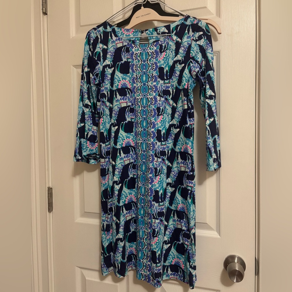 EUC Lilly Pulitzer Linden Llama Dress